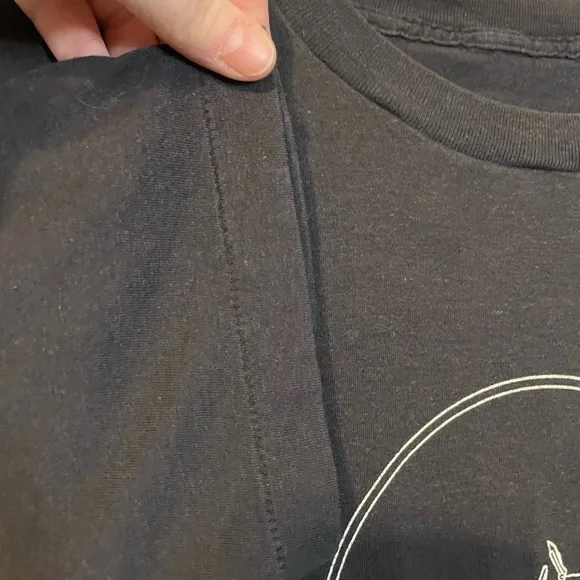 VTG 80s black single stitch tee w/ Alfa Romeo graphic sz M - Picture 3 of 8